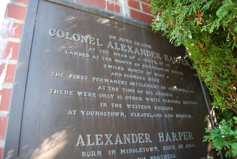 Colonel Alexander Harper Marker image. Click for full size.