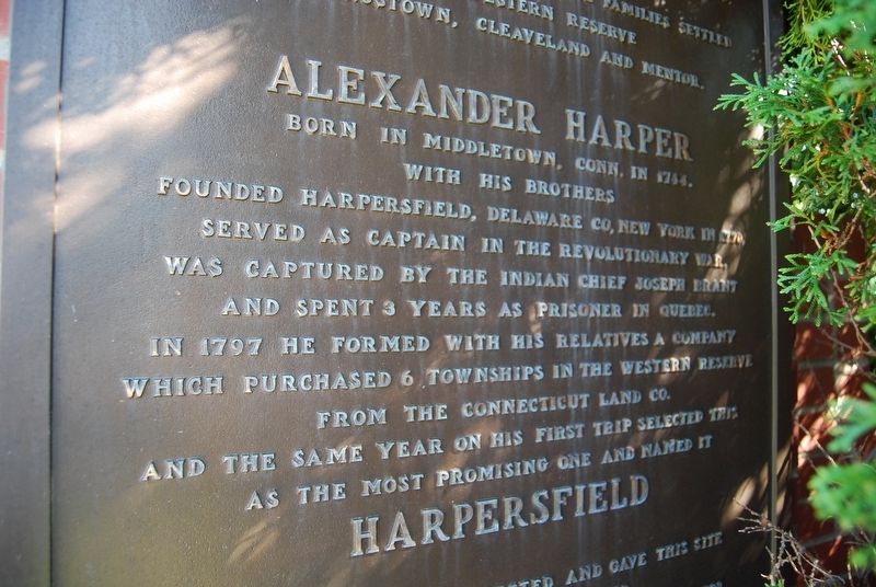 Colonel Alexander Harper Marker image. Click for full size.