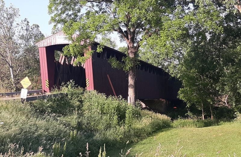 Roann Covered Bridge image. Click for full size.