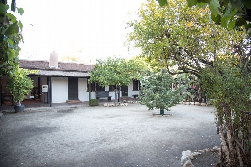 Avila Adobe Courtyard. Click for full size. Avila Adobe Courtyard image. Click for full size.