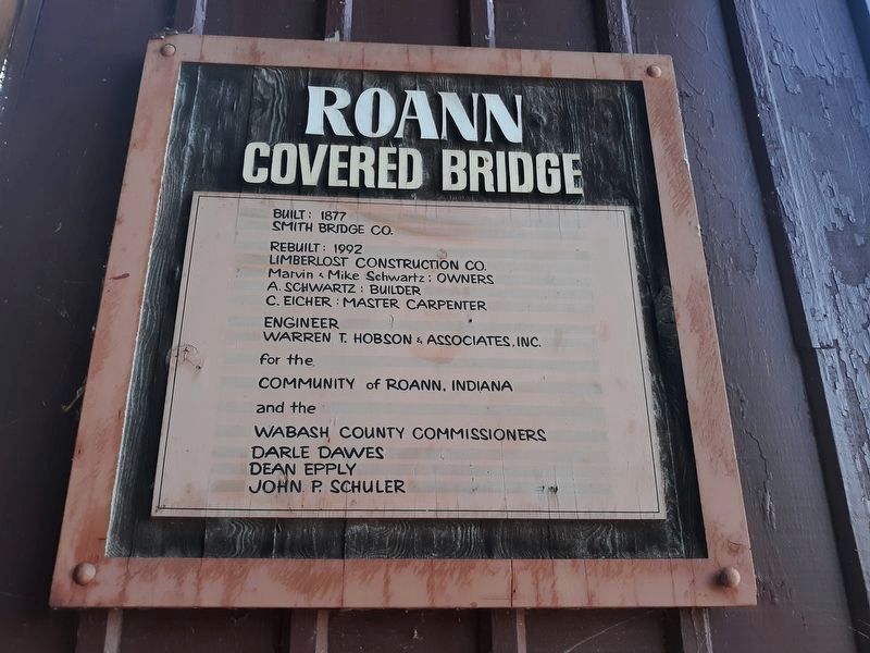 Additional sign on the bridge image. Click for full size.