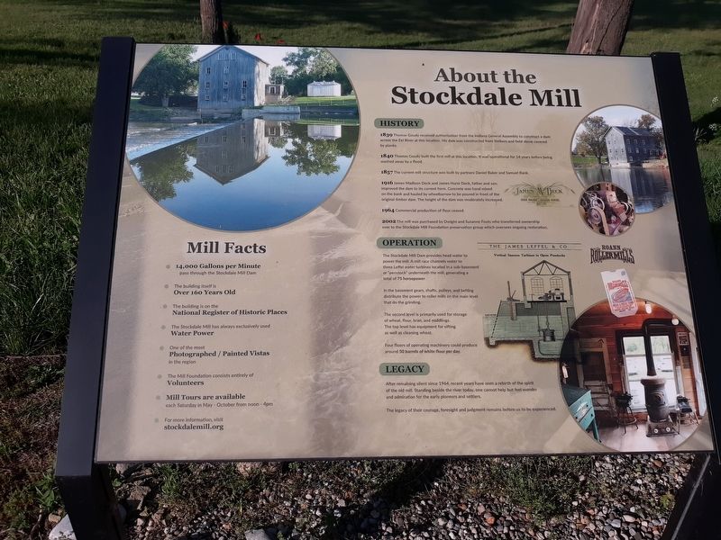 About The Stockdale Mill Marker image. Click for full size.
