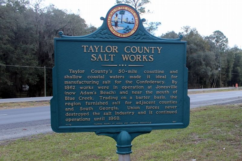 Taylor County Salt Works Marker image. Click for full size.