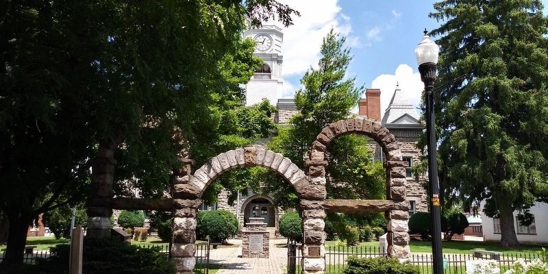 Native Stone Arch Marker. Click for full size. Native Stone Arch Marker image. Click for full size.