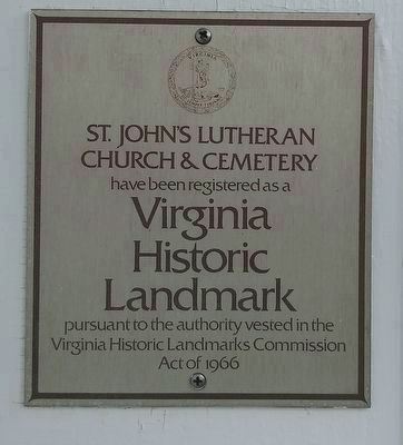 Virginia Historic Landmark. Click for full size. Virginia Historic Landmark image. Click for full size.