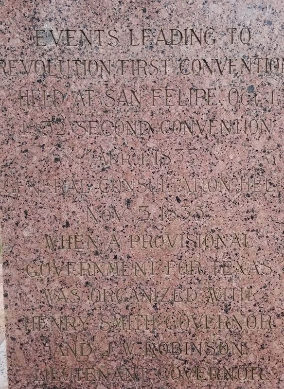 San Felipe de Austin Town Site Marker. Click for full size. San Felipe de Austin Town Site Marker image. Click for full size.