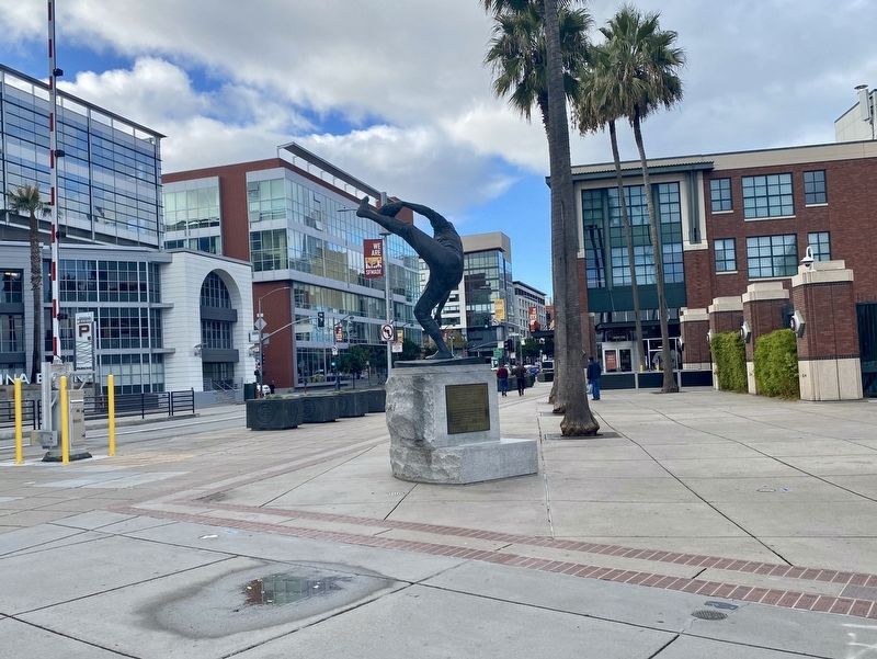 Juan Antonio Marichal Sanchez Marker - wide view image. Click for full size.