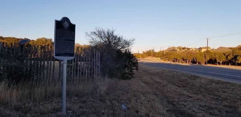 R.L. White Marker on Highway 16 image. Click for full size.