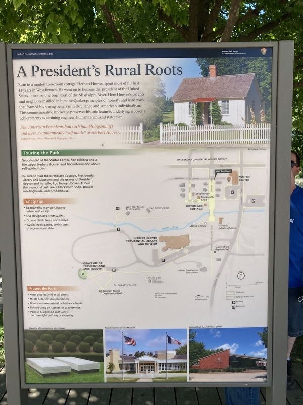 A President's Rural Roots Marker image. Click for full size.