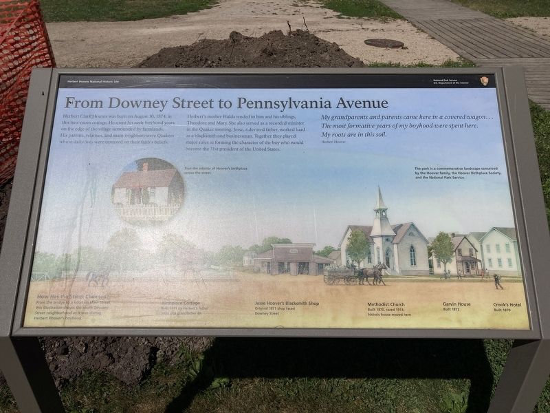 From Downey Street to Pennsylvania Avenue Marker image. Click for full size.