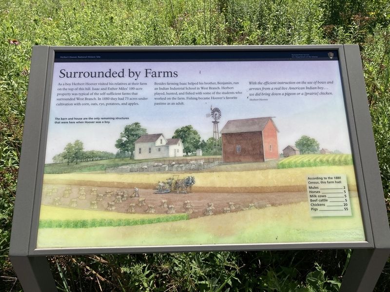 Surrounded by Farms Marker image. Click for full size.