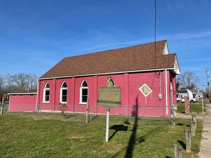 Chambers Ave./Ed Davis School Marker. Click for full size. Chambers Ave./Ed Davis School Marker image. Click for full size.
