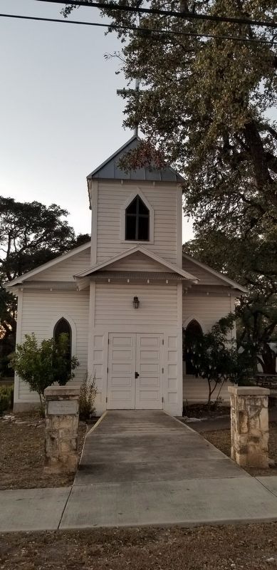 The front view of the Zion Lutheran Church. image. Click for full size.