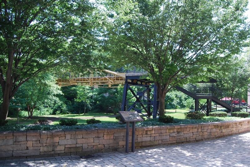 Henszey's Wrought-Iron Bridge Marker image. Click for full size.