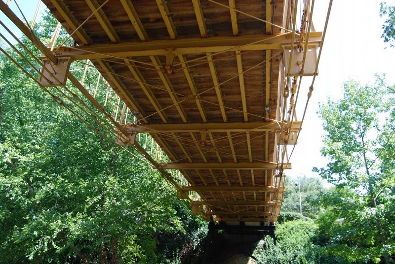 Henszey's Wrought-Iron Bridge Deck Underside image. Click for full size.