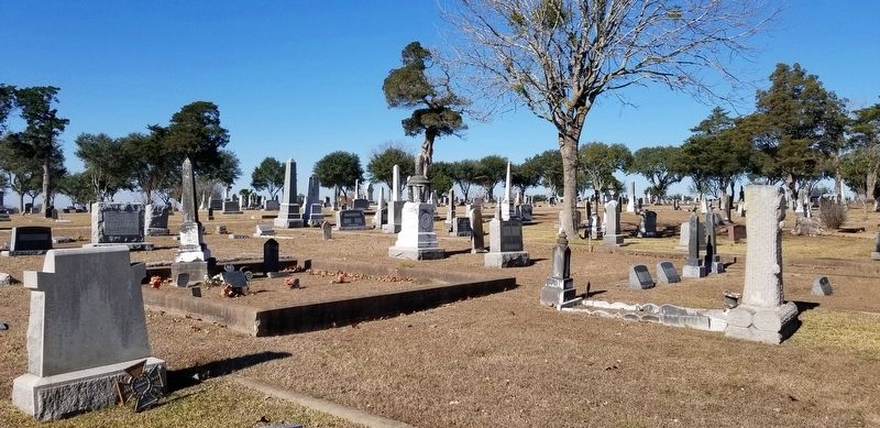 The view of the John Pettit Borden Marker and tombstone looking toward the north.. Click for full size. The view of the John Pettit Borden Marker and tombstone looking toward the north. image. Click for full size.