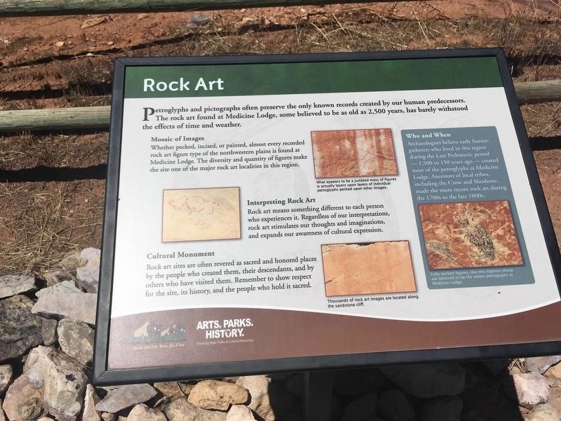 Rock Art Marker. Click for full size. Rock Art Marker image. Click for full size.