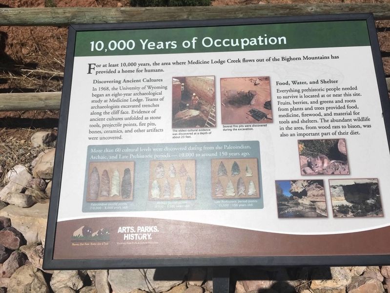 10,000 Years of Occupation Marker image. Click for full size.