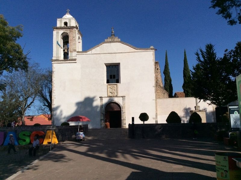 The Church of San Juan Bautista and Marker image. Click for full size.