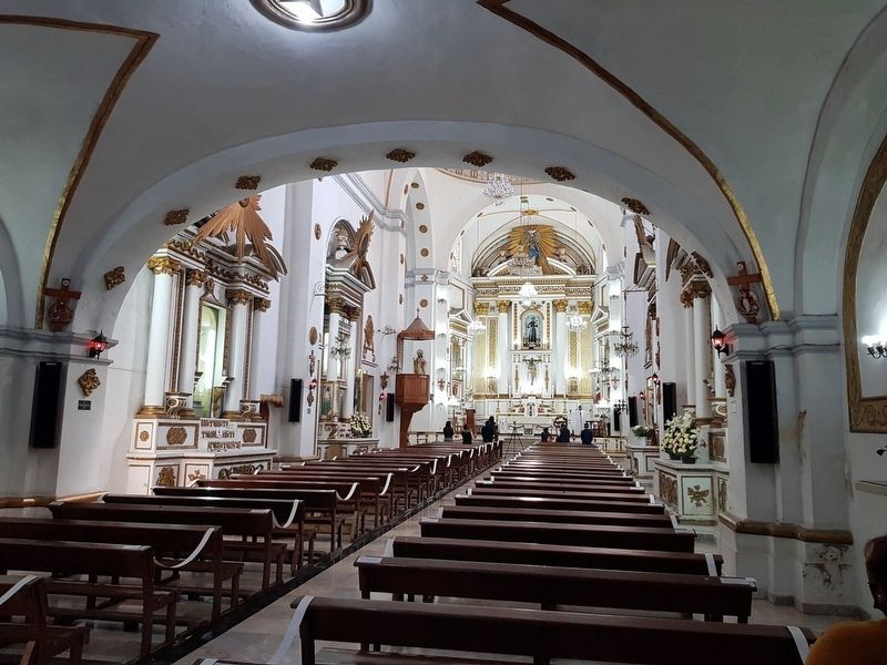 An interior view of the Church of San Francisco image. Click for full size.