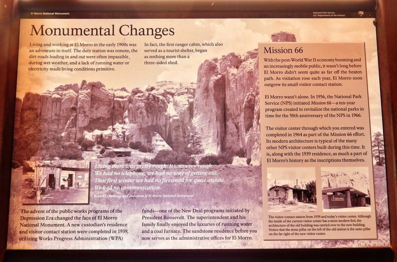 Monumental Changes Marker image. Click for full size.