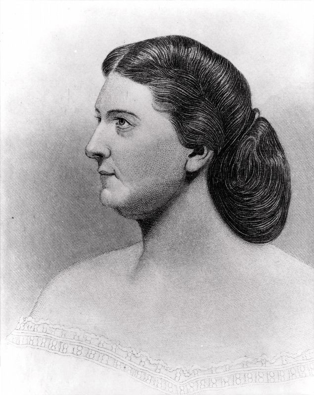 Harriet Lane Johnston,<br>White House Hostess for President Buchanan image. Click for full size.