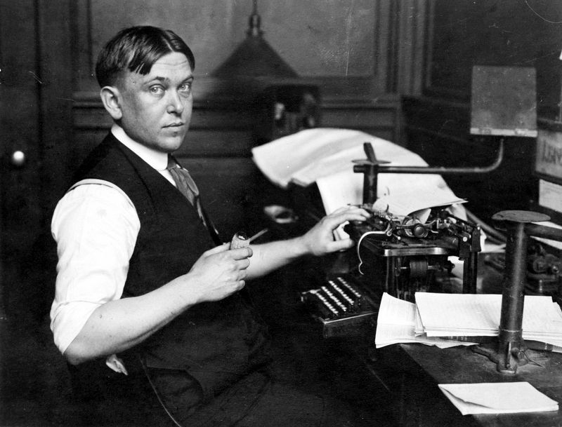 H. L. Mencken. Click for full size. H. L. Mencken image. Click for full size.