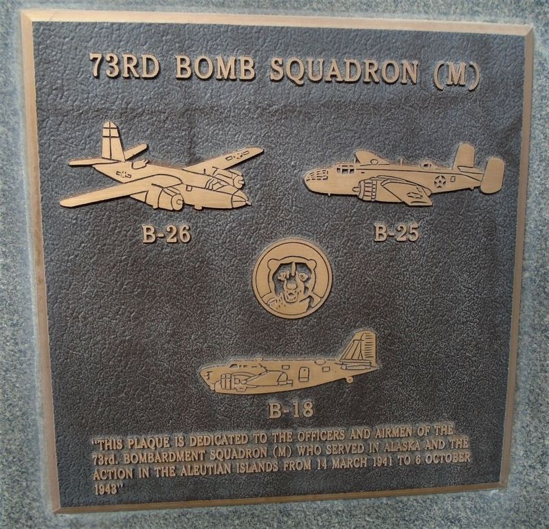 73rd Bomb Squadron (M) Marker image. Click for full size.