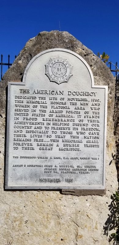 The American Doughboy Marker image. Click for full size.