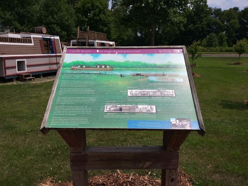 Canal Boats Marker. Click for full size. Canal Boats Marker image. Click for full size.
