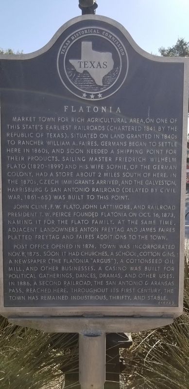 Flatonia Marker image. Click for full size.