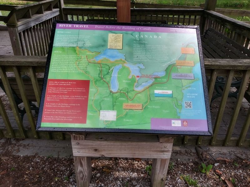 River Travel Marker image. Click for full size.