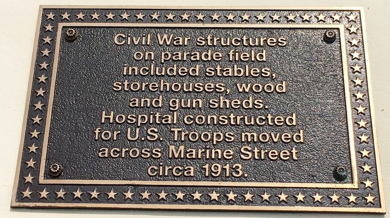 Parade Field Structures Marker image. Click for full size.