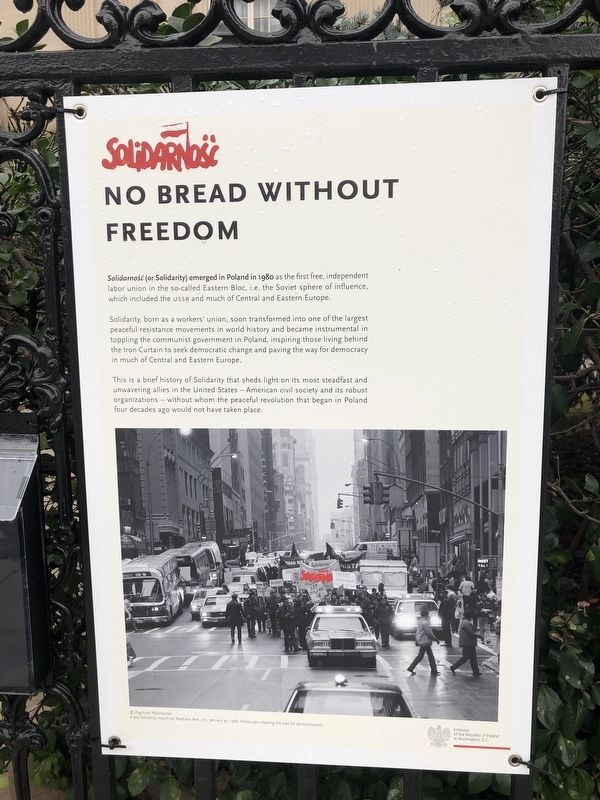 Solidarność Marker. Click for full size. Solidarność Marker image. Click for full size.