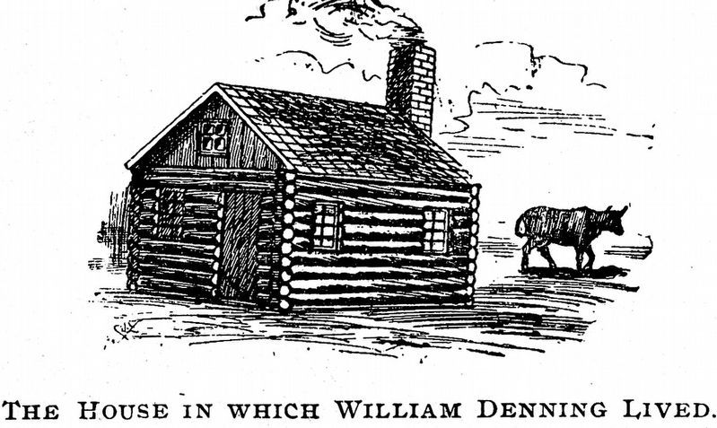 The House in Which William Denning Lived image. Click for full size.