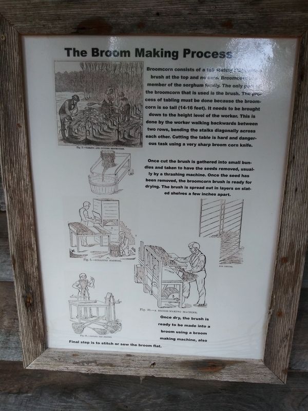 The Broom Making Process Marker image. Click for full size.