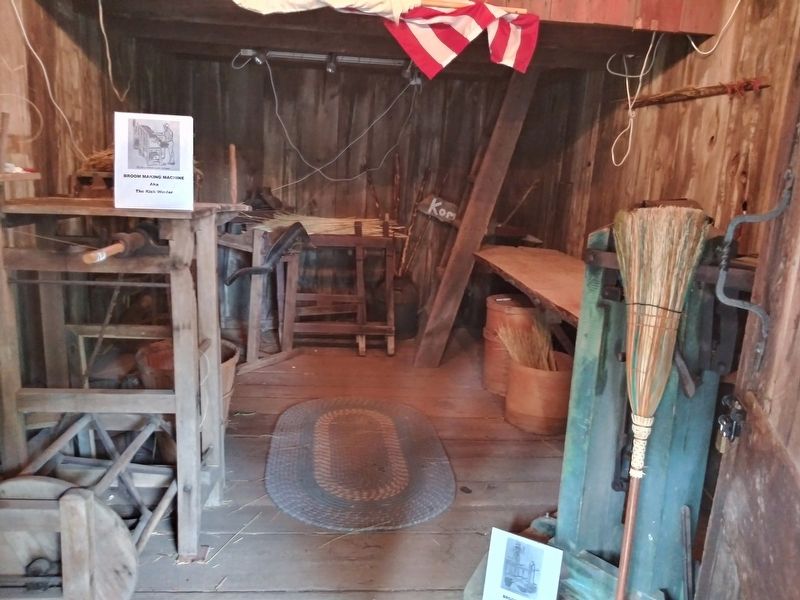 The Broom Making Process Marker. Click for full size. The Broom Making Process Marker image. Click for full size.