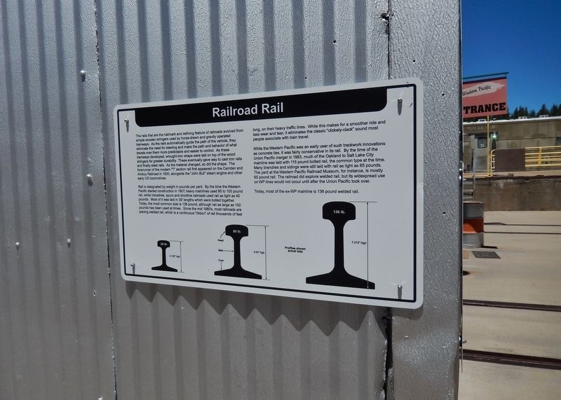 Railroad Rail Marker image. Click for full size.