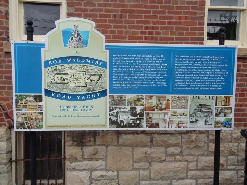 The Bob Waldmire Road Yacht Marker image. Click for full size.