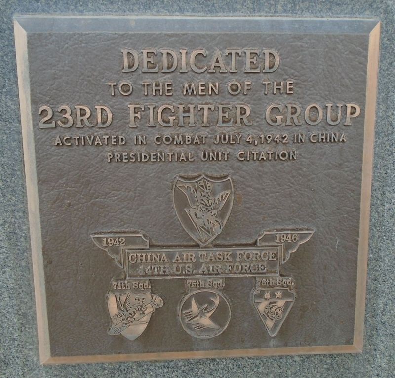 23rd Fighter Group Marker image. Click for full size.