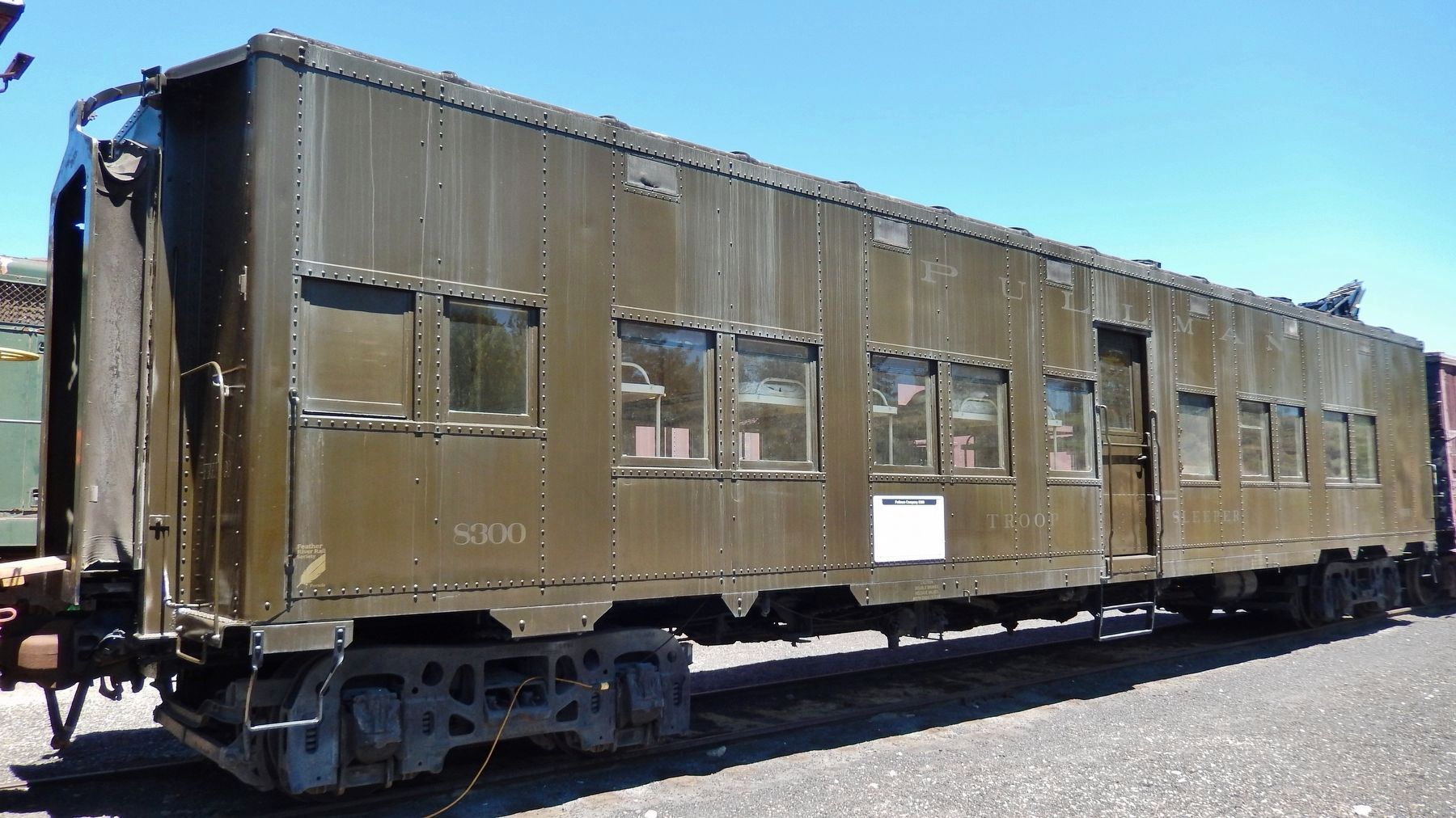 Pullman Company 8300  Military Troop Sleeping Car image, Touch for more information