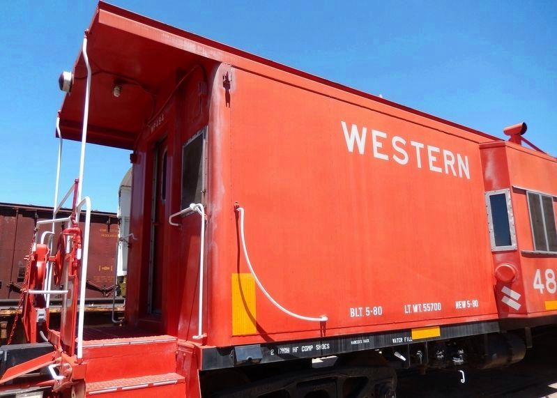 Western Pacific Caboose #484 image. Click for full size.