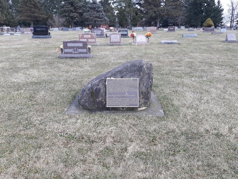 The Unknown Potawatomi Marker image. Click for full size.