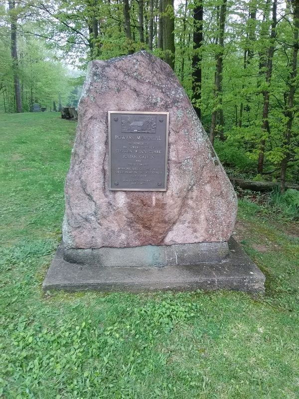 Powers Memorial. Click for full size. Powers Memorial image. Click for full size.