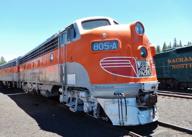 Western Pacific Locomotive #805-A image. Click for full size.