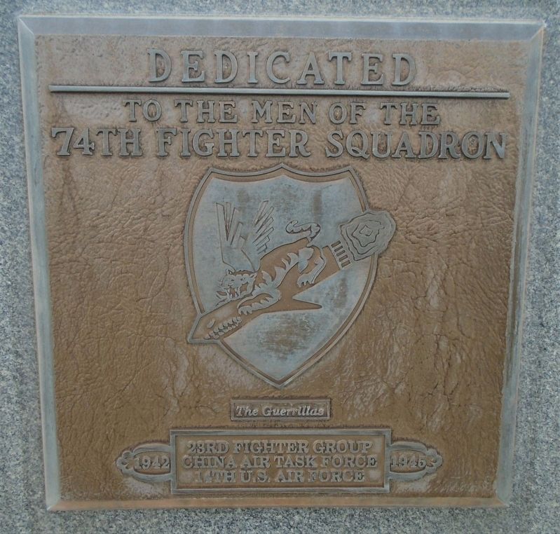 74th Fighter Squadron Marker image. Click for full size.