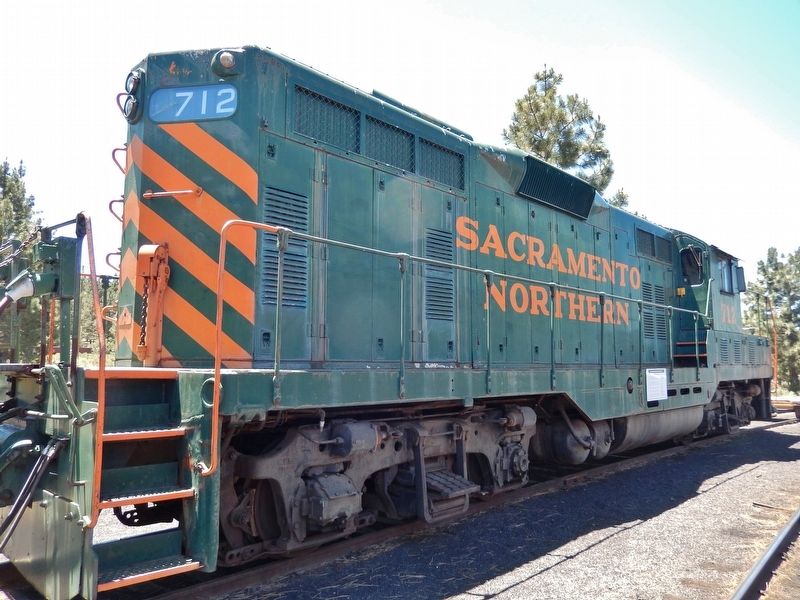 Sacramento Northern Locomotive #712 image. Click for full size.