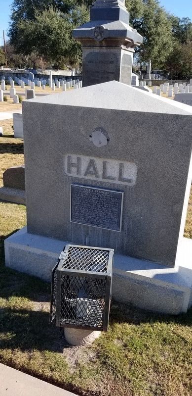 Captain Lee Hall Marker image. Click for full size.