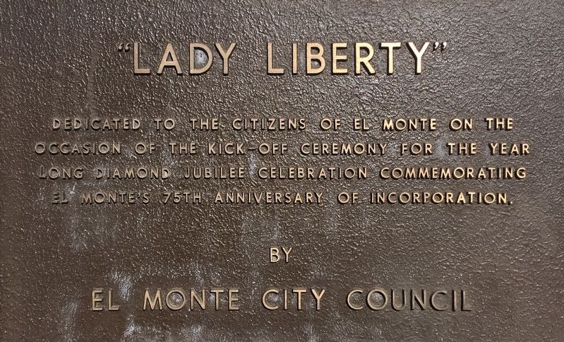 Lady Liberty Marker image. Click for full size.