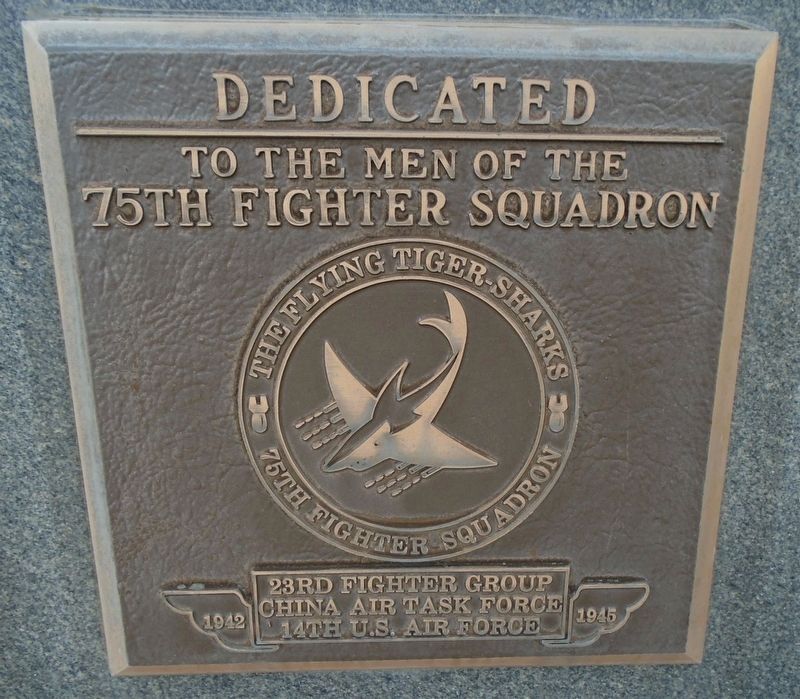 75th Fighter Squadron Marker image. Click for full size.